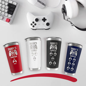Dad Tumbler, Fathers Day Gift, Gamer Tumbler, Dad Birthday Gift, Funny Gifts for Dad, Gift from Kids, Husband Gift Gamer Gift Gamer Dad Gift
