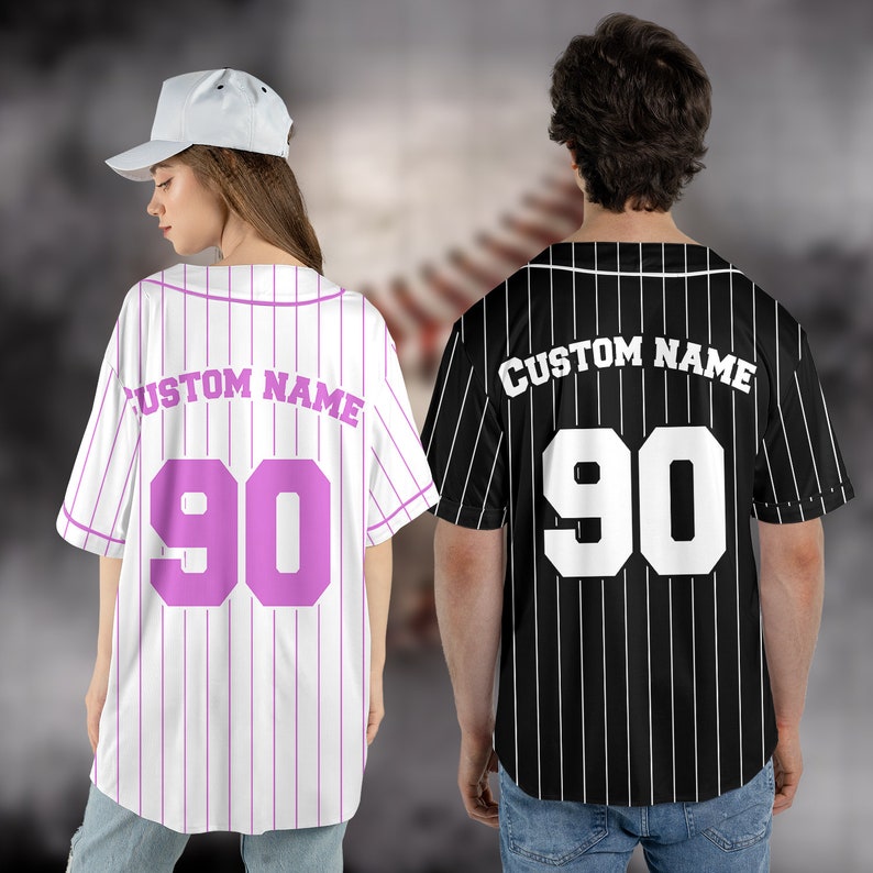 Personalized Name Team,Custom Stripe Line Color Baseball Jersey For Baseball Fans,Custom Number Baseball Team Jersey,Baseball Couple Jersey il_794xN.4957500140_dpmq.jpg