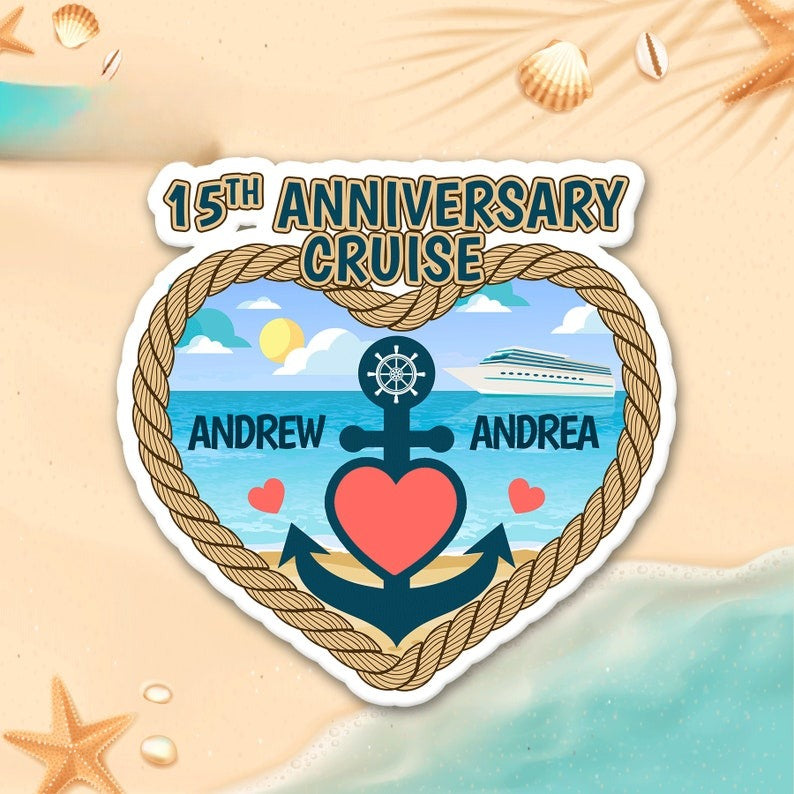 Personalized Couple Cruise Door Magnets, Cruise Door Decorations, Royal Caribbean Door Magnet