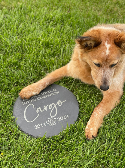 Dog Loss Gift, Dog Memorial Garden Stone, Pet Memorial Gift, In Memory, Dog Pet Loss, Bereavement Gift, Dog Headstone, Cat Memorial