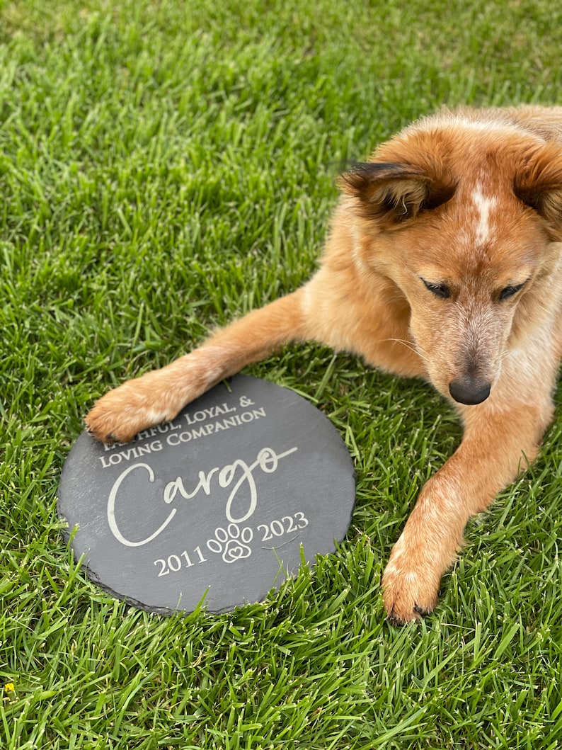 Dog Loss Gift, Dog Memorial Garden Stone, Pet Memorial Gift, In Memory, Dog Pet Loss, Bereavement Gift, Dog Headstone, Cat Memorial