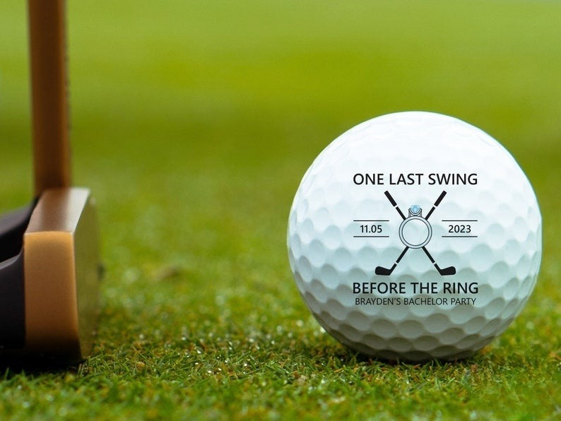 Bachelor Party Favor - Custom Golf Balls - Personalized Gift - Wedding Party Gift - Golf Gift for Groomsman - Groomsmen Proposal - Best Man