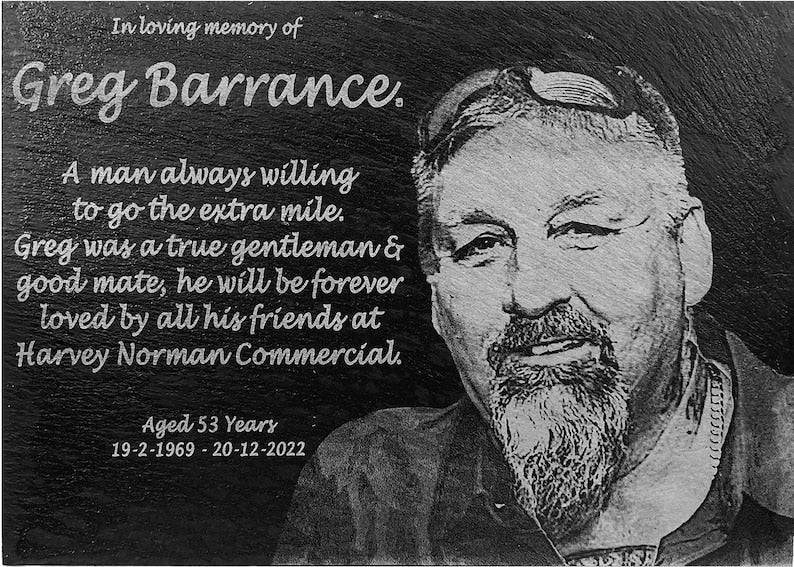 Memorial Personalized Garden Stone,In Loving Memory Gift,Loss Of Loved One,Upload Photo,Remembrance Stone Gift