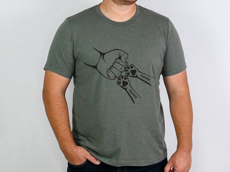 Personalized Dog Dad Shirt, Gift for Dog Lover, Dog Dad Shirt for Fathers Day, Dog Dad Gift for Birthday, Gift for Dad