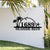 Custom Palm Tree Metal House Number Sign: Coastal Beach House Decor