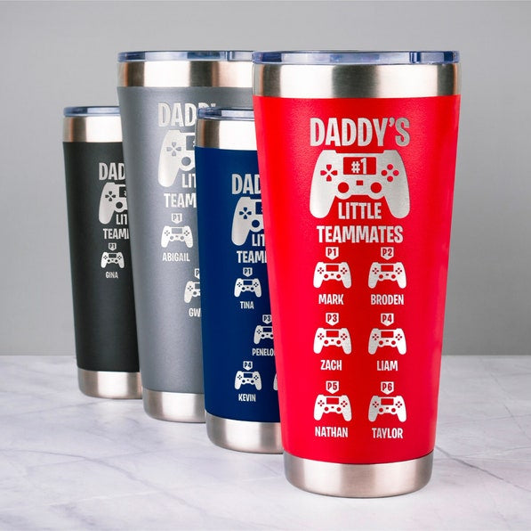 Dad Tumbler, Fathers Day Gift, Gamer Tumbler, Dad Birthday Gift, Funny Gifts for Dad, Gift from Kids, Husband Gift Gamer Gift Gamer Dad Gift