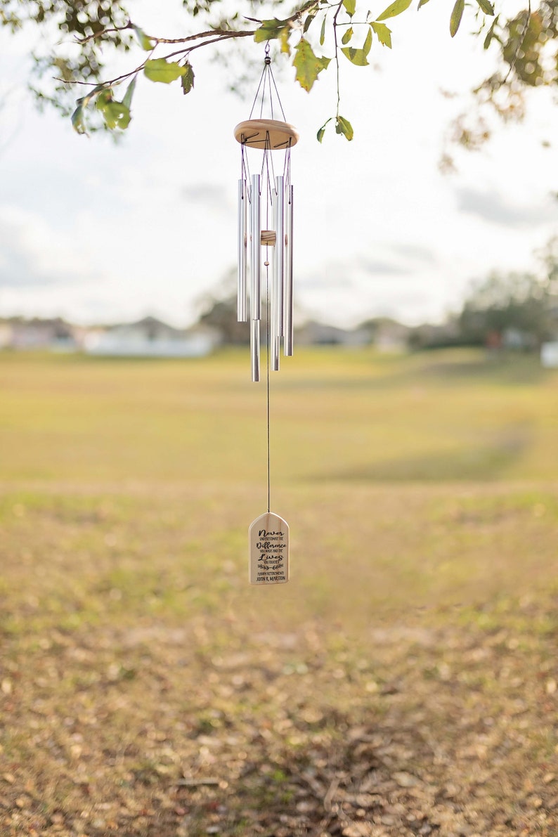 Personalized Wind Chimes Gift - Retirement Gift Chime - Teacher Gift - Personalized Gift - Coworker Gift - Happy Retirement Retiree