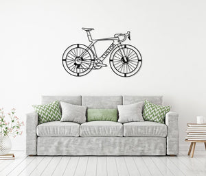 Personalized Metal Bike Sign, Custom Cycling Gift for Men, Custom Name Sign, Bicycle Lovers Gift, Bike Decor, Bicycle Art,Custom Sports Gift