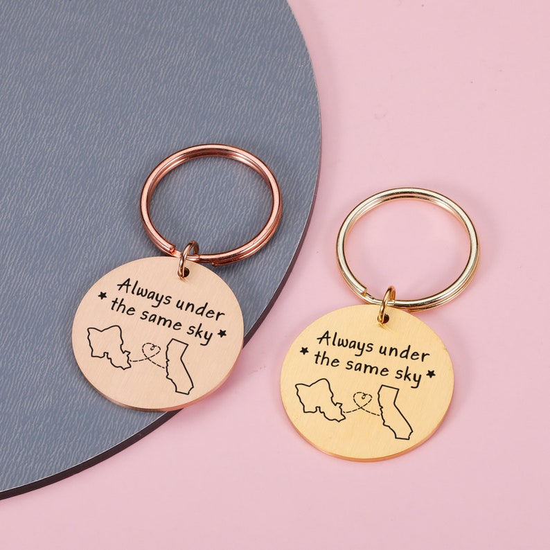 Boyfriend Long Distance Relationship Gift, Always under the same sky, Long distance Gift, Long Distance Friendship