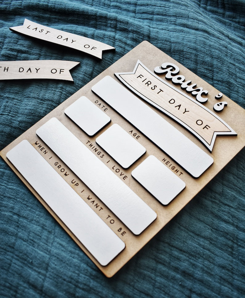 First Day of School Sign | Personalized 1st Day Of School Sign | Back To School Personalized For Picture Taking | Photo Prop