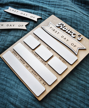 First Day of School Sign | Personalized 1st Day Of School Sign | Back To School Personalized For Picture Taking | Photo Prop