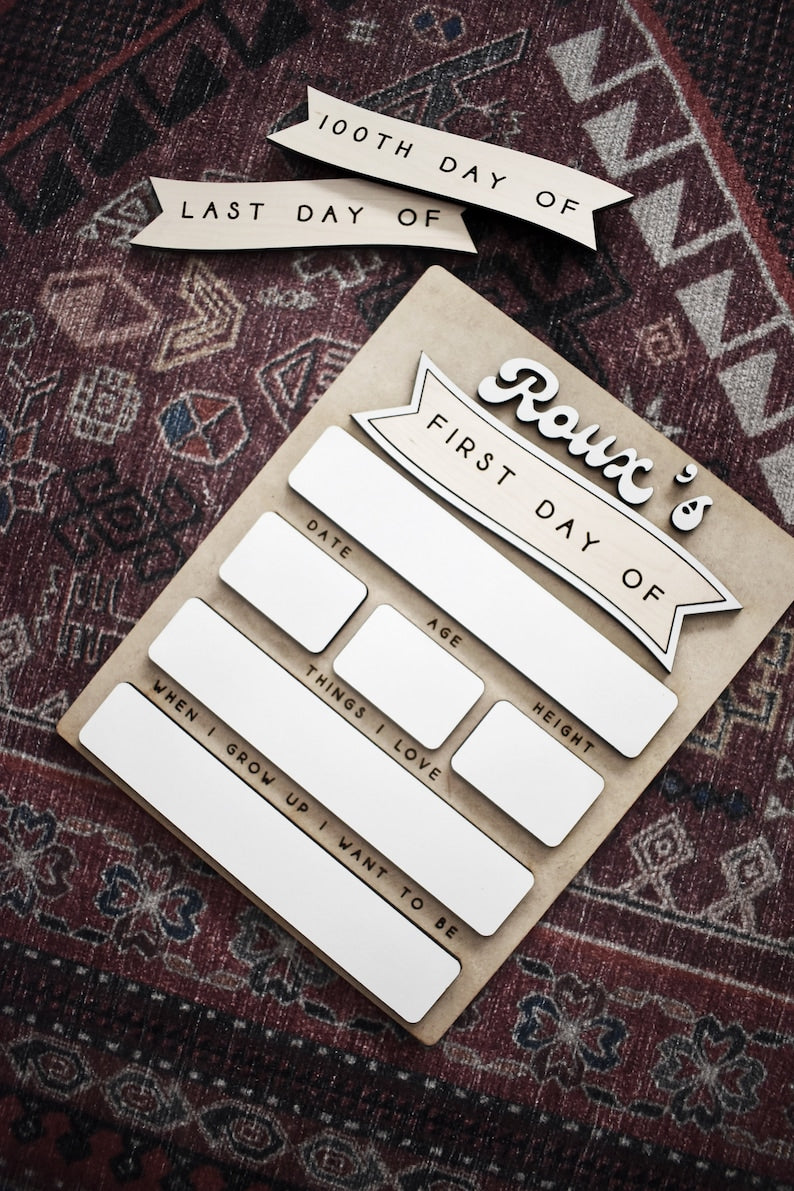 First Day of School Sign | Personalized 1st Day Of School Sign | Back To School Personalized For Picture Taking | Photo Prop