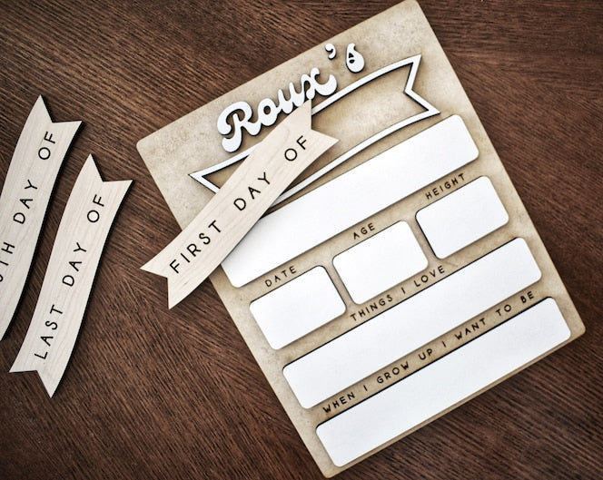 First Day of School Sign | Personalized 1st Day Of School Sign | Back To School Personalized For Picture Taking | Photo Prop