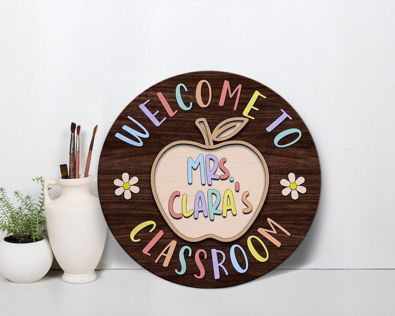 Custom 3D Teacher Door Sign, Back to School Welcome Sign, Personalized Teacher Sign, Classroom Decor, Teacher Door Hanger, Teacher Gifts il_794xN.5038277222_sjdj_01357df1-5ec1-40c4-a377-deb5e6daed00.jpg