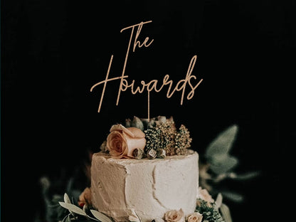 Personalized Rustic Wood Wedding Cake Topper: Mr & Mrs Script il_794xN.5039692786_6omp.jpg