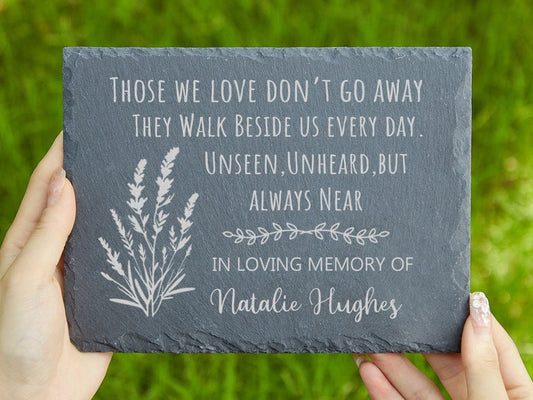 Personalized Memorial Stone.Grave Marker,Sympathy Gift.Remembrance Stone for Memorial Garden.Memorial Name Stone.Custom Memorial Gifts