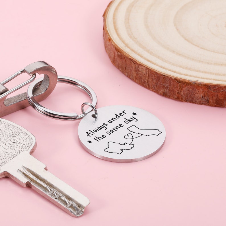 Boyfriend Long Distance Relationship Gift, Always under the same sky, Long distance Gift, Long Distance Friendship