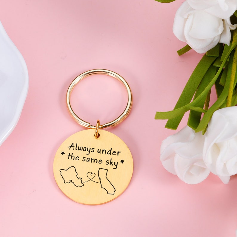 Boyfriend Long Distance Relationship Gift, Always under the same sky, Long distance Gift, Long Distance Friendship