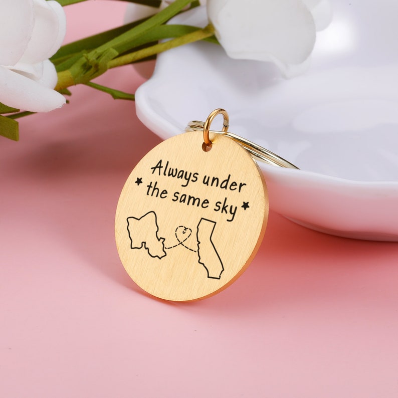 Boyfriend Long Distance Relationship Gift, Always under the same sky, Long distance Gift, Long Distance Friendship