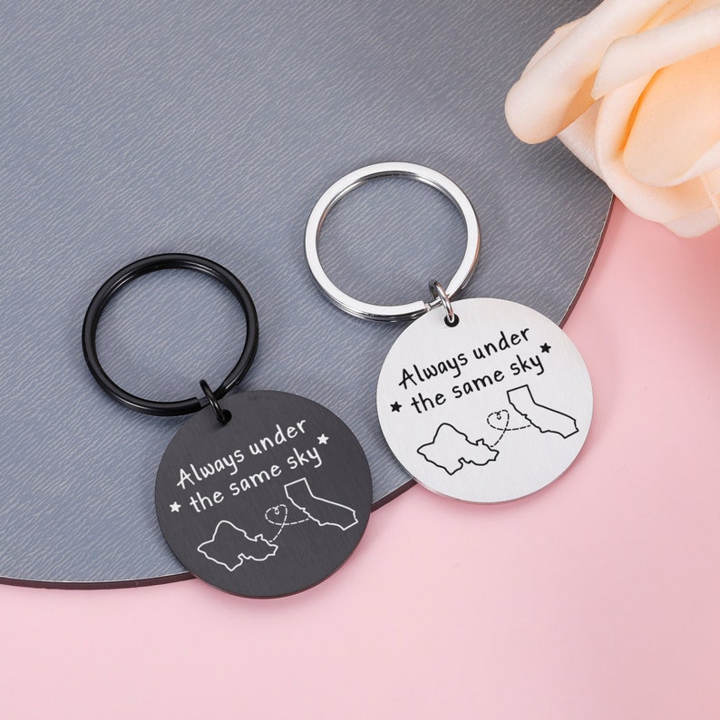 Boyfriend Long Distance Relationship Gift, Always under the same sky, Long distance Gift, Long Distance Friendship