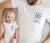 Personalized Dad And Baby Shirts, Matching Daddy Baby Outfit, Gift for Father's Day, Family Outfit