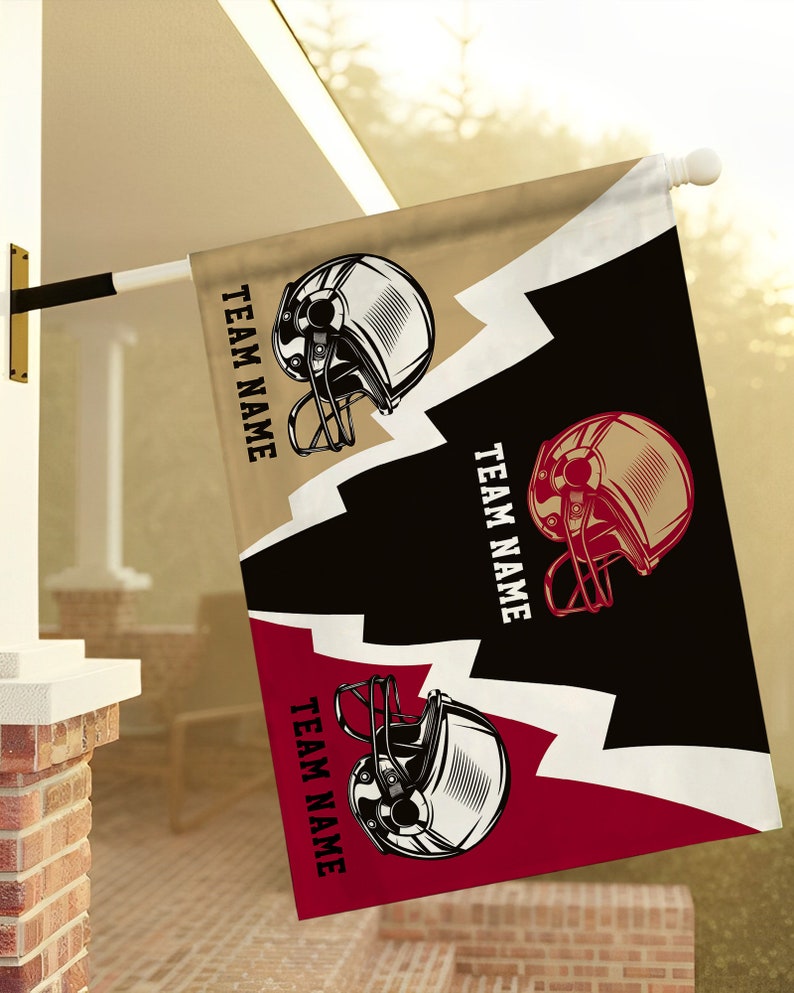 Custom House Divided Flag, House Divided Baseball, Basketball Team Flag, American Football Flag, Personalized Gifts for Him, Christmas Gifts