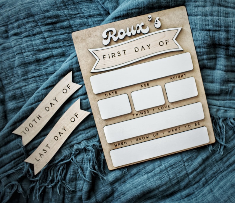 First Day of School Sign | Personalized 1st Day Of School Sign | Back To School Personalized For Picture Taking | Photo Prop