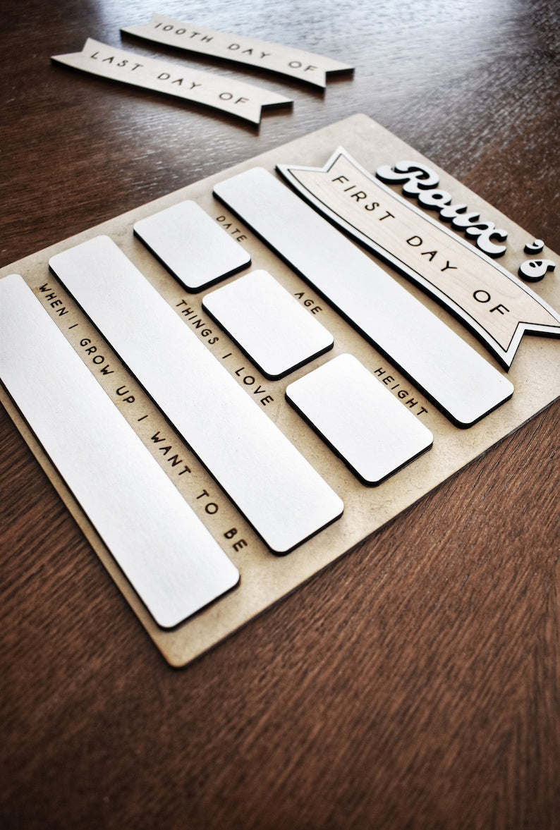 First Day of School Sign | Personalized 1st Day Of School Sign | Back To School Personalized For Picture Taking | Photo Prop