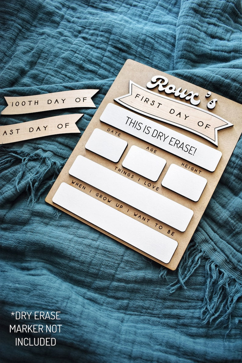 First Day of School Sign | Personalized 1st Day Of School Sign | Back To School Personalized For Picture Taking | Photo Prop