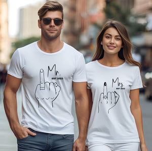 Mr & Mrs Bride Groom Hoodie, Bride Wedding Sweatshirt, Bride Groom Gift, Bridal Shower Gift, Husband And Wife Gift, Couples T-Shirts