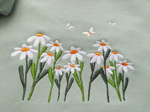 Daisies And Butterfly Embroidered Sweatshirt, Butterfly Sweatshirt,Crewneck Sweatshirt,Embroidery Patterns,Flower Embroidery, Best Gift il_794xN.5103495873_n49n.jpg