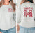 Custom Football Mom Sweatshirt, Personalized Football Crewneck, Game Day Hoodie, Name and Number Football Sweatshirt, Football Fan Shirt