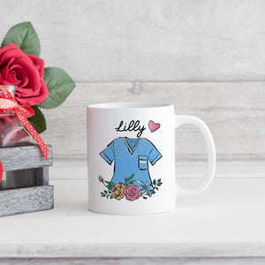 Personalised nurse mug with name / NHS nurse Thank you gift / New nurse present / Hospital Nurse Christmas Birthday gift / Medical student