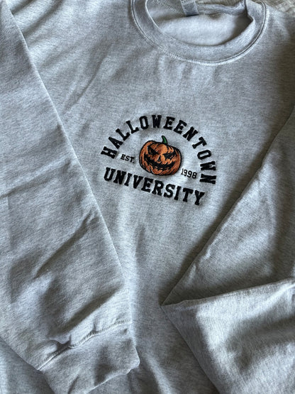 Halloweentown University Embroidered Sweatshirt | Fall Sweater | Halloweentown Crewneck | Halloween Sweatshirt | Halloweentown University
