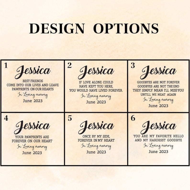 Memorial Pet Collar Sign, Dog Memorial Wood Frame With Collar Holder, Dog Memorial Gifts