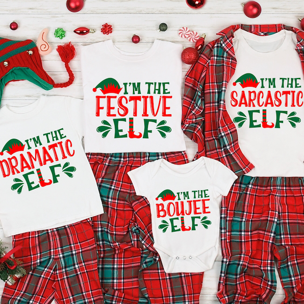 Elf Family Christmas Shirt, Family Christmas Pajamas, Matching Family Shirts, Christmas Gifts, Personalized Elf Shirt, Matching Christmas
