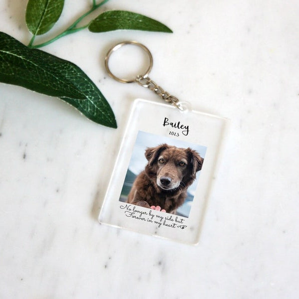Custom Pet Keychain | Personalized Pet Photo Keychain | Pet Memorial Keychain | Pet Loss Gift | Pet Memorial Gift | Christmas gifts