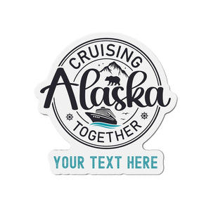 Alaska Cruise Personalized Door Magnet, Alaska Cruise Magnet, Personalized Cruise Door Magnets, Cruise Door Deco, Custom magnetic cruise