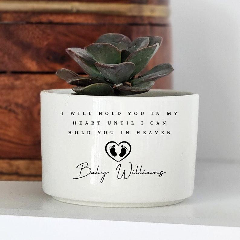 Miscarriage, Miscarriage Gift, Child Loss Remembrance, Infant Loss Memorial, Memorial Planter, Personalized Gift, Planted on Earth Blooming