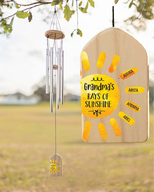 Personalized Gift for Grandma Wind Chimes - Grandma Gift - Mother's Day Gift for Nana Gift Grandkids Gift for Grandma Mothers Day Gift