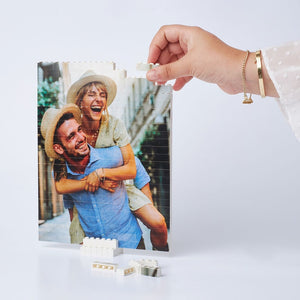 Photo Custom Building Block, Jigsaw Puzzle, Picture Puzzle, Christmas Photo Gift, Puzzle for Adults, Building Brick Photo Puzzle