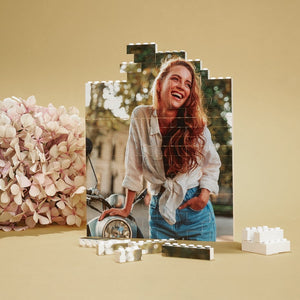Photo Custom Building Block, Jigsaw Puzzle, Picture Puzzle, Christmas Photo Gift, Puzzle for Adults, Building Brick Photo Puzzle