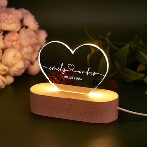 LED Heart Couple Name Light,Shaped Name Light,Custom Wedding Night Light,Anniversary Gift,Bedroom Lamp,Home Decor,Christmas Gift for Couples il_794xN.5189463750_il05.jpg