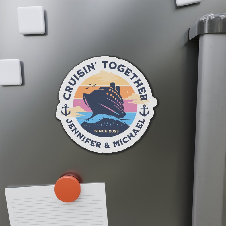 Personalized Cruise Door Magnets, Cruise Door Decorations, Custom magnetic cruise Ship door decoration personalized cruise door magnet sign