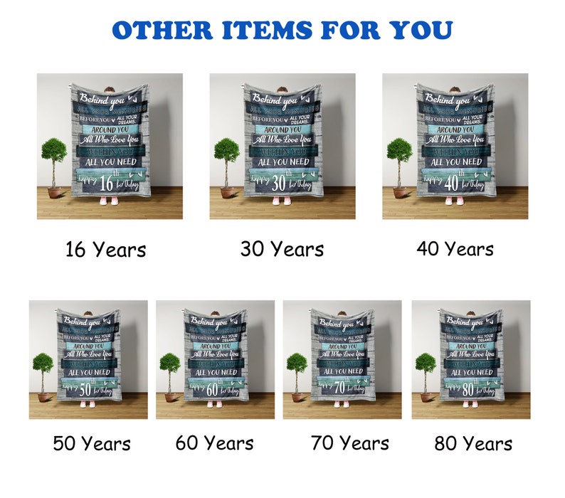 50TH Birthday Gifts For Women, 50TH Birthday Gifts For Men, Birthday Blanket, Throw Blanket, Gifts For Mom, Birthday Gifts For Dad