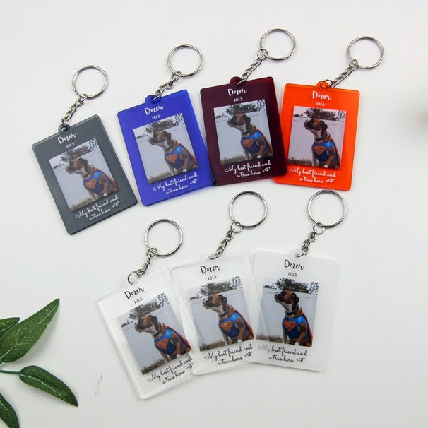 Custom Pet Keychain | Personalized Pet Photo Keychain | Pet Memorial Keychain | Pet Loss Gift | Pet Memorial Gift | Christmas gifts
