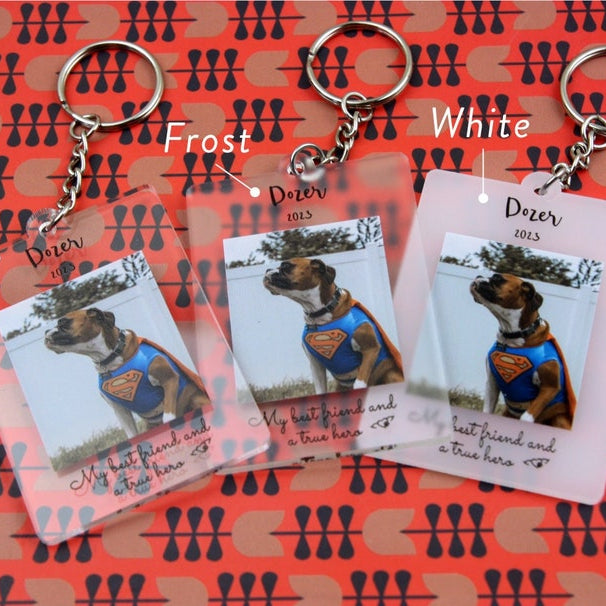 Custom Pet Keychain | Personalized Pet Photo Keychain | Pet Memorial Keychain | Pet Loss Gift | Pet Memorial Gift | Christmas gifts