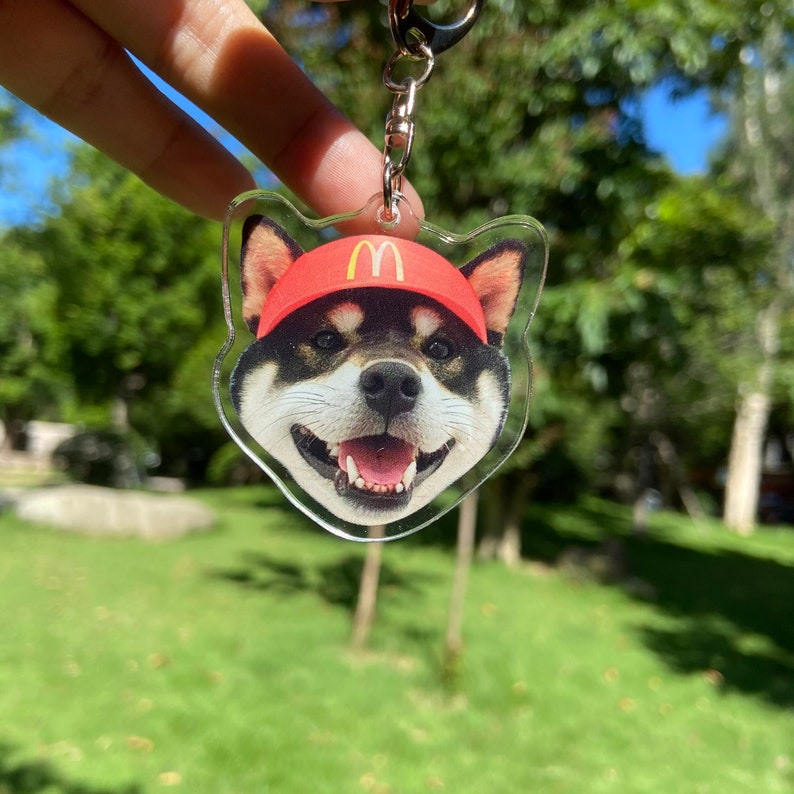 Custom Dog Photo Personalized Dog Keychain, Dog Mom Gift, Custom Keychain For Pet Lover, Gifts For Pet Lover, Acrylic Keychain, Birthday Gifts For Dog Lover