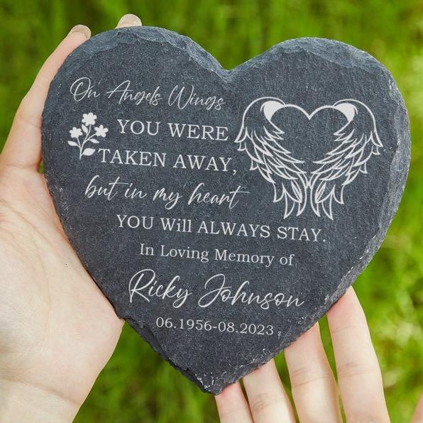 Always And Forever In Our Hearts Personalized Memorial Garden Stone,memorial garden,sympathy gifts,remembrance,bereavement gifts il_794xN.5207981160_npbi_7f3d0706-828c-4a6d-8696-1b8c2f793ee1.jpg
