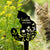Custom Cat Memorial Plaque with Stake Cat Memorial Stake Cat Grave Marker Cat Memorial Gifts Silhouette Metal Garden Stake Cat Headstone
